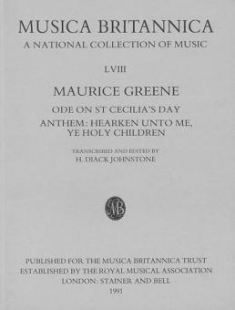 Ode On St Cecilia's Day And Anthem 