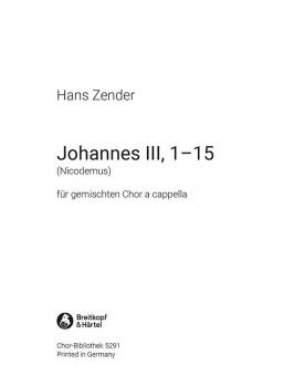 Johannes III, 1-15 