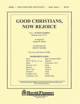Good Christians, Now Rejoice Good Christians, Now Rejoice 