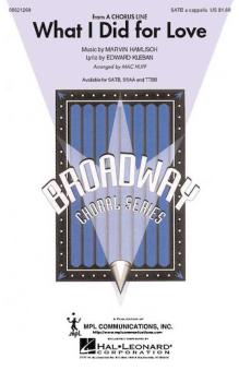 What I Did For Love (From A Chorus Line) 