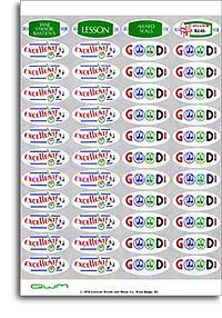 Jane Bastiens Lesson Award Seals 