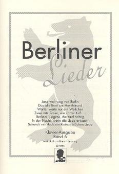 Berliner Lieder Band 6 