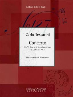 Violin Concerto In G Major Op. 1/3 