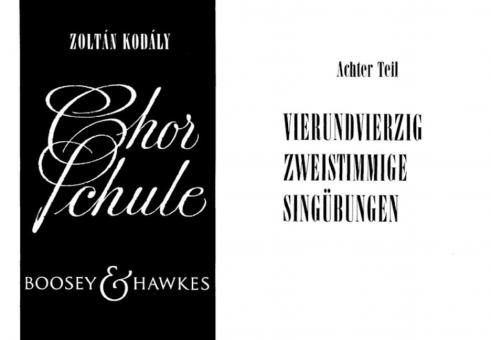 Chorschule 8 