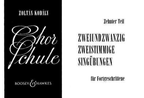 Chorschule 10 