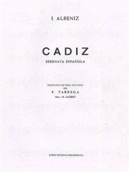 Isaac Albeniz: Cadiz Serenata (Tarrega) Guitar 
