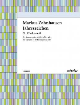 Signs Of Seasons No. 3 Autumn Music Standard