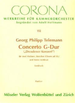 Concerto G Major TWV 52:G1 