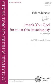 I Thank You God For Most This Amazing Day 