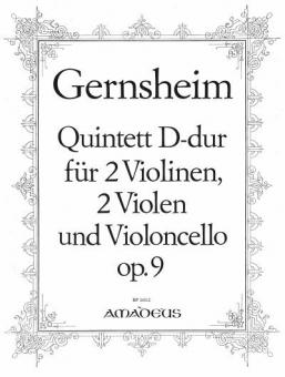 Quintetto in re maggiore op. 9 