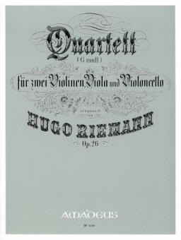Quartetto in sol minore op. 26 