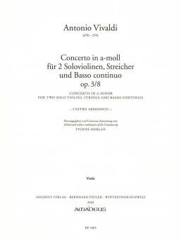 Concerto in la minore op. 3/8 - L'estro armonico - 