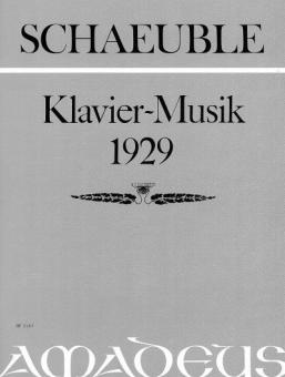 Musica per pianoforte op. 5 (1929) 