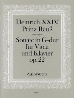 Sonata in sol maggiore op. 22 