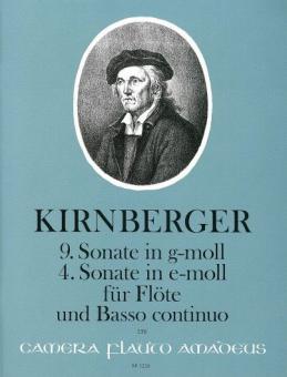 9a sonata in sol minore (1761) e 4a sonata in mi minore 