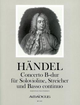 Concerto (Sonata A 5) in Si bemolle maggiore - HWV 288 - Partitura e parti 