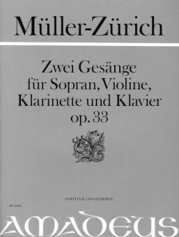 Due canzoni op. 33 