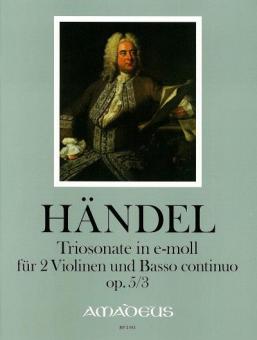 Sonata a tre in mi minore op. 5/3 