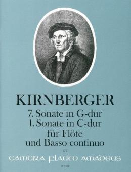 7a sonata in sol maggiore, 1a sonata in do maggiore 