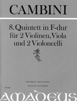 8. Quintetto in fa maggiore 