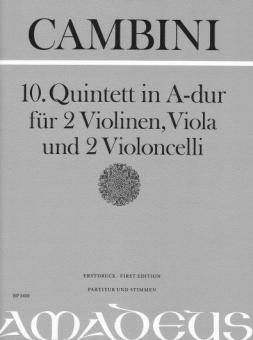 10. Quintetto in la maggiore 