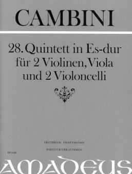 28. Quintett in Es-dur 