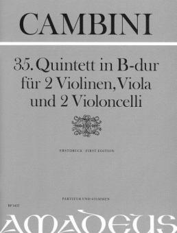 35. Quintett in B-dur 