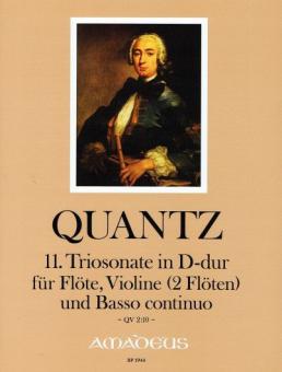 11. Triosonate in D-dur QV 2:10 