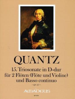 15. Triosonate in D-dur QV 2:7 