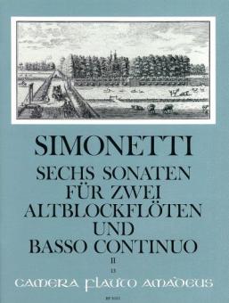 6 Sonate op. 2 Vol. II 