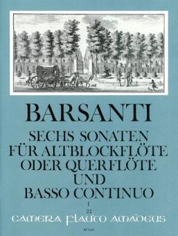 6 Sonate op. 1 Vol. I 