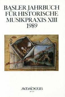 Basler Jahrbuch XIII 1989 