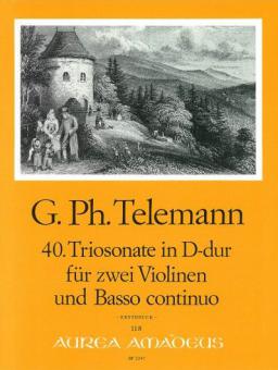 40. Triosonate in D-dur TWV 42:D12 