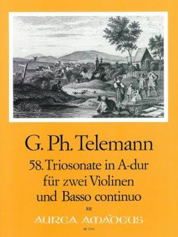 58. Triosonate in A-dur TWV 42:A11 