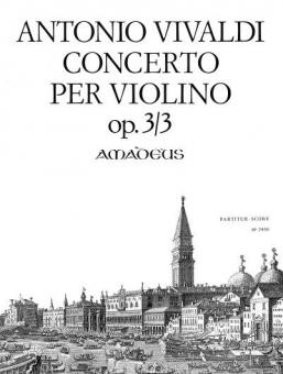 Concerto G-Dur op. 3/3 RV 310, PV 96 