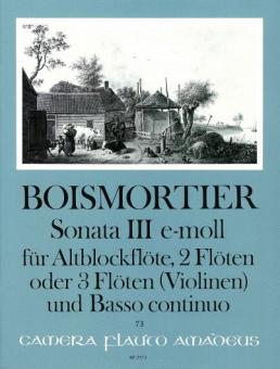 Sonata III op. 34 in mi minore 