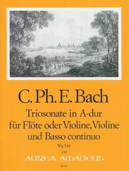 Sonata a tre in la maggiore - Wq 146 