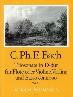 Sonata a tre in re maggiore - Wq 151 