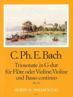 Sonata a tre in sol maggiore - Wq 152 - Urtext - 