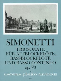 Sonata in sol minore op. 5/3 