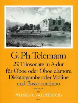 27. Triosonate A-dur 