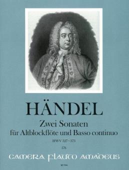 Due sonate in do maggiore, fa maggiore - HWV 327 e 373 