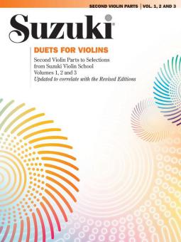 Suzuki Duets For Violins Volumes 1,2 And 3 