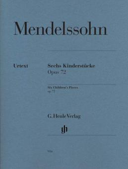 Six Children's Pieces Op. 72 