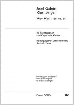 Rheinberger: Vier Hymnen op. 54 