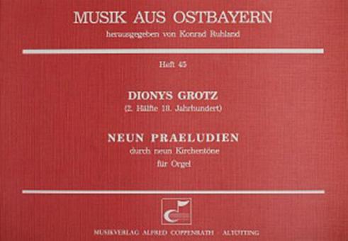 Neun Praeludien 