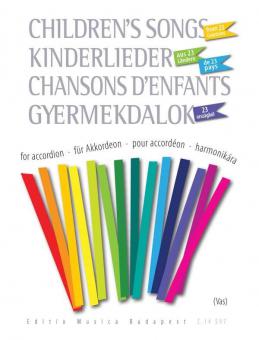Kinderlieder aus 23 Ländern für Akkordeon 