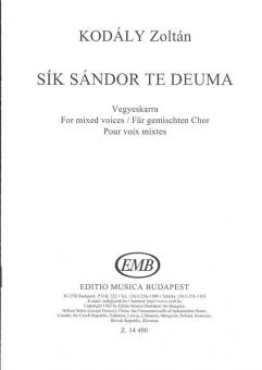 Sík Sándor te Deuma 