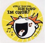 Aufkleber 'Ich sing' im Chor' 