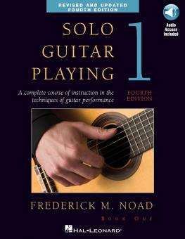 Solo Guitar Playing 1 (incl. Audio) 